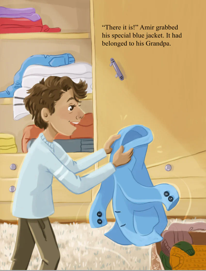 Amir's Blue Jacket - Image 2