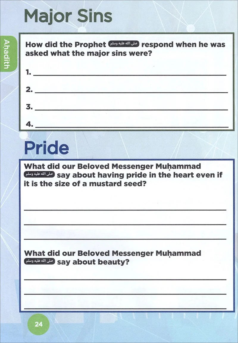 An Nasihah Islamic Curriculum - Workbook 6 Girls - Image 6