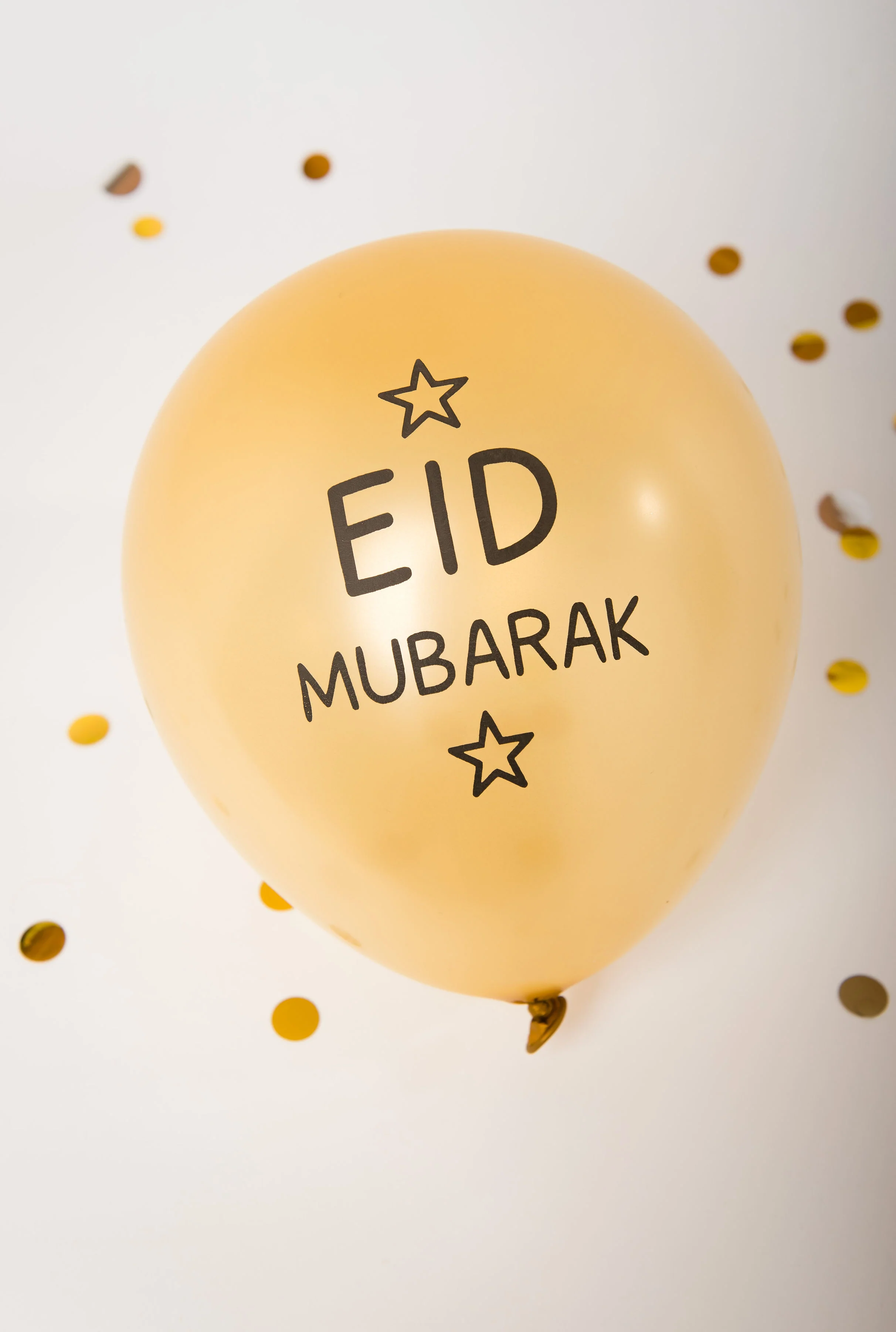 Assorted Confetti Eid Mubarak Balloons - Image 5