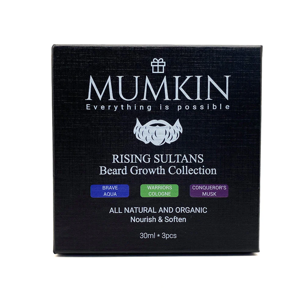 Beard Growth Kit with 3 Beard Growth Oils for Men | MUMKIN - Image 10