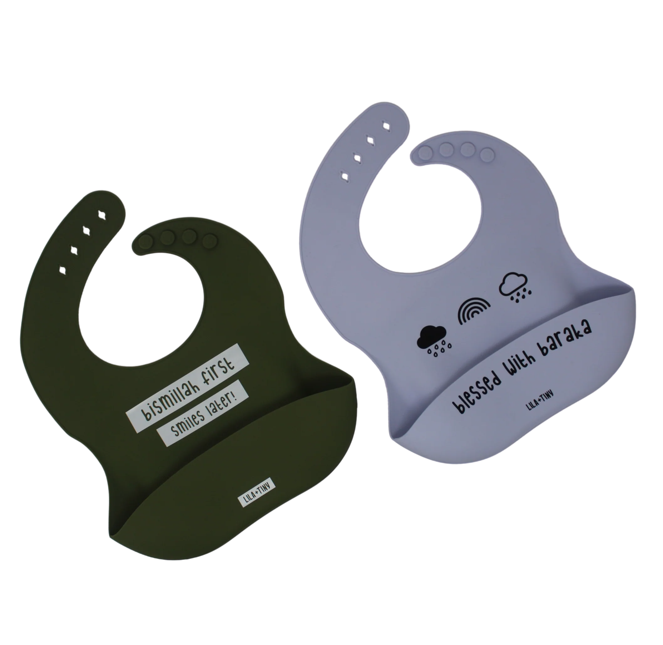 Bismillah & Baraka Bibs – 2 Pack - Image 3