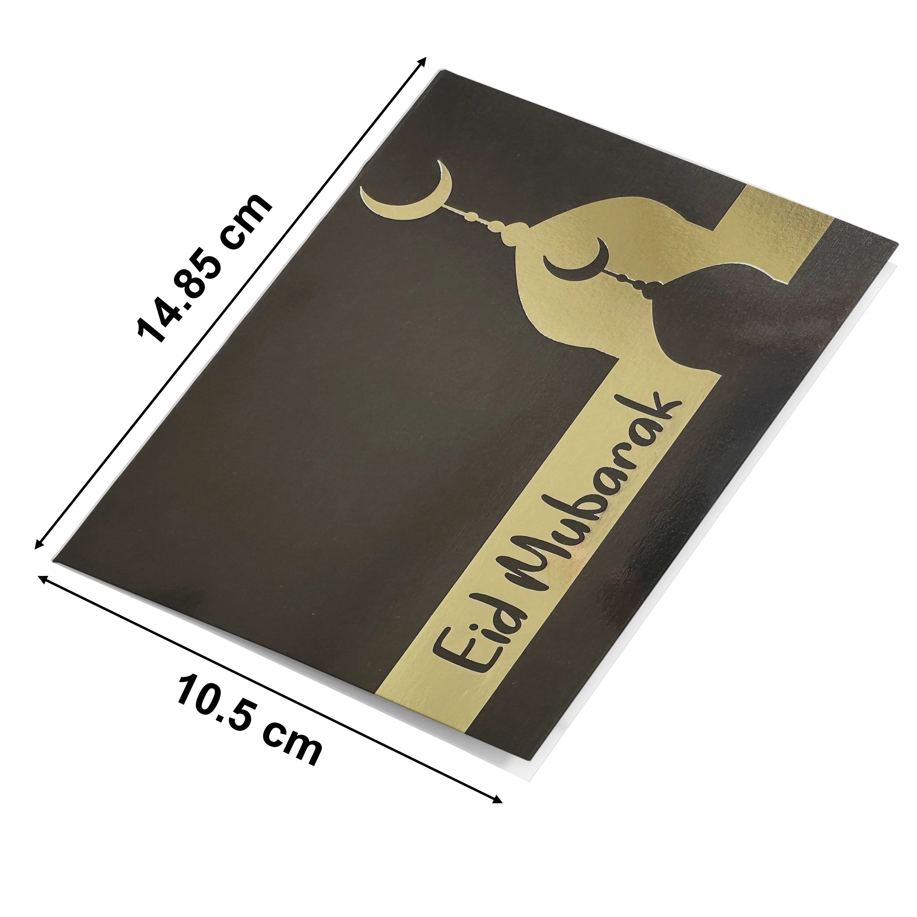Eid Black and Gold Mosque Gold Stamping Foil Placemat - Image 2