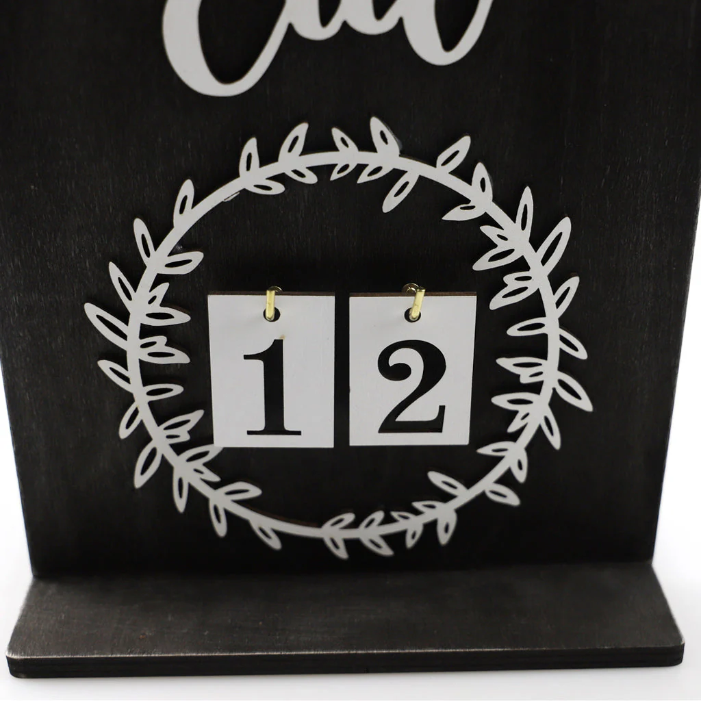 Black/Brown Eid Wooden Block Countdown 180g/set - Image 10