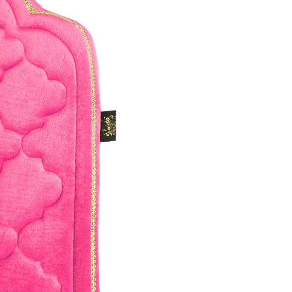 Children's Luxury Padded Tulip Salah Prayer Mat - Pink - Image 2