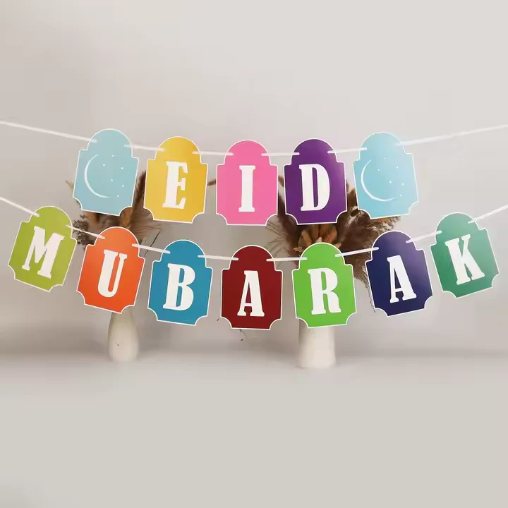 Colorful Eid Mubarak Banner