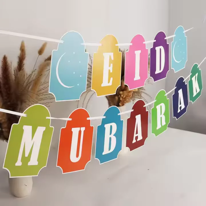 Colorful Eid Mubarak Banner - Image 2