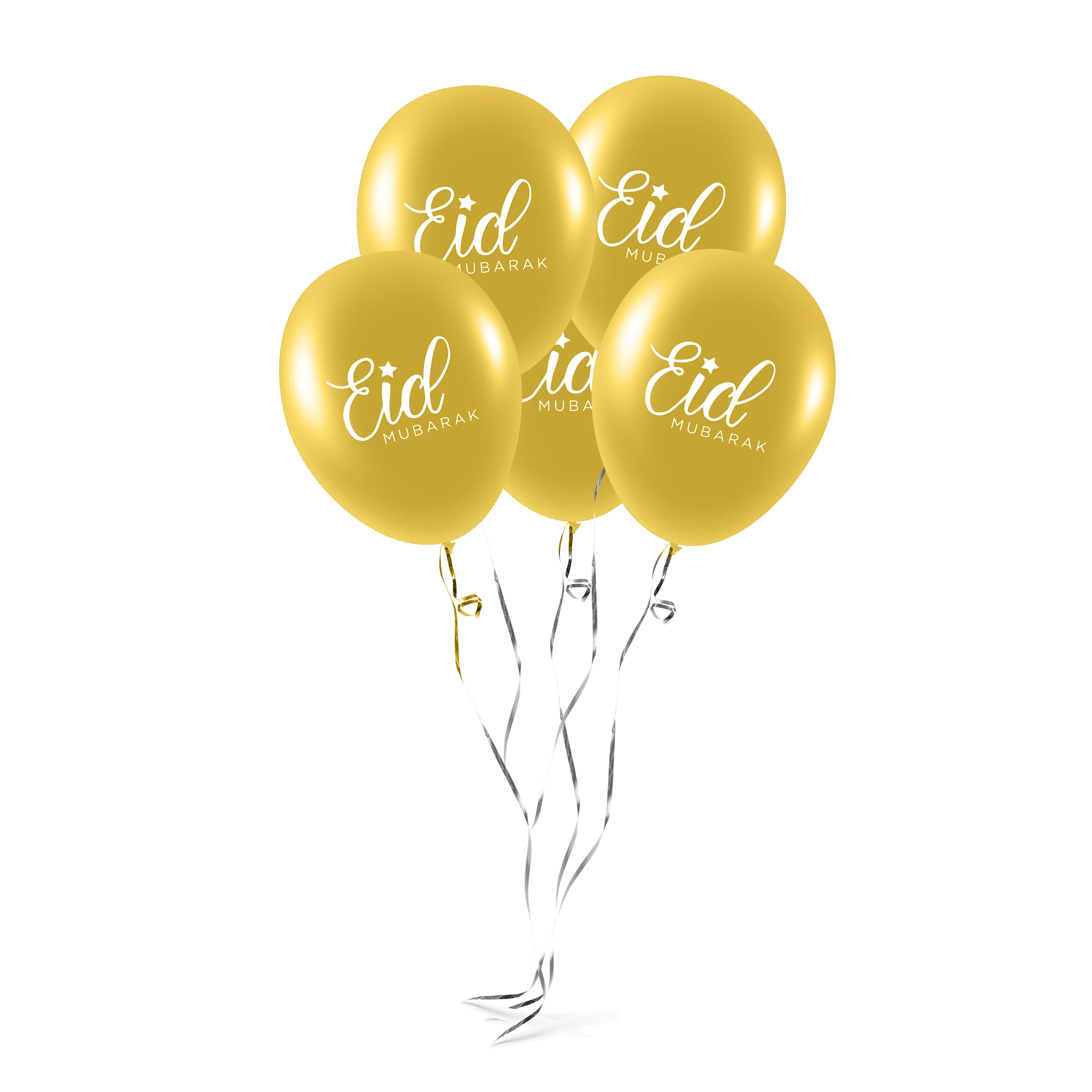EID Mubarak Decoration Set - Black & Gold Geometric - Image 5