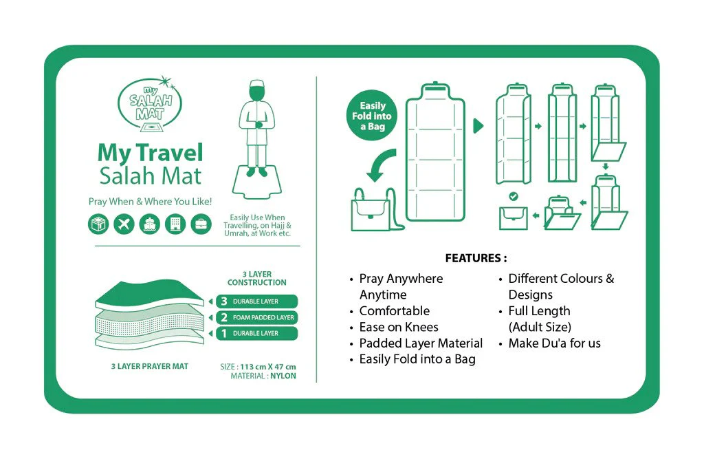 Kids Salah Prayer Mat - Image 6