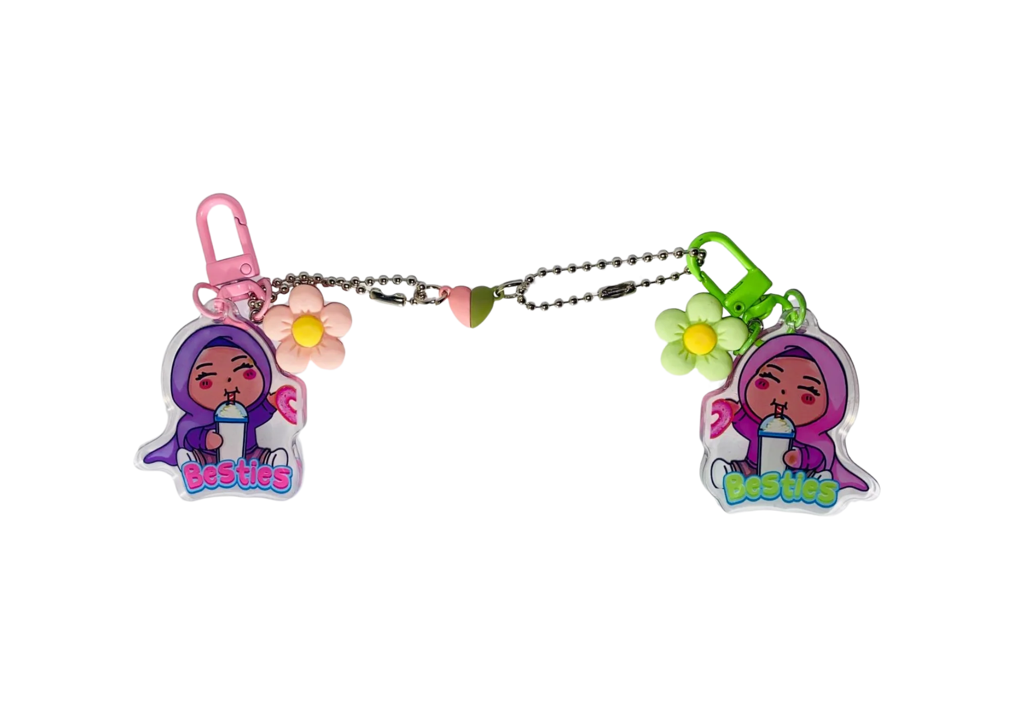 Dark-Dark Besties Hijubble Keychain (Pair) - Image 2