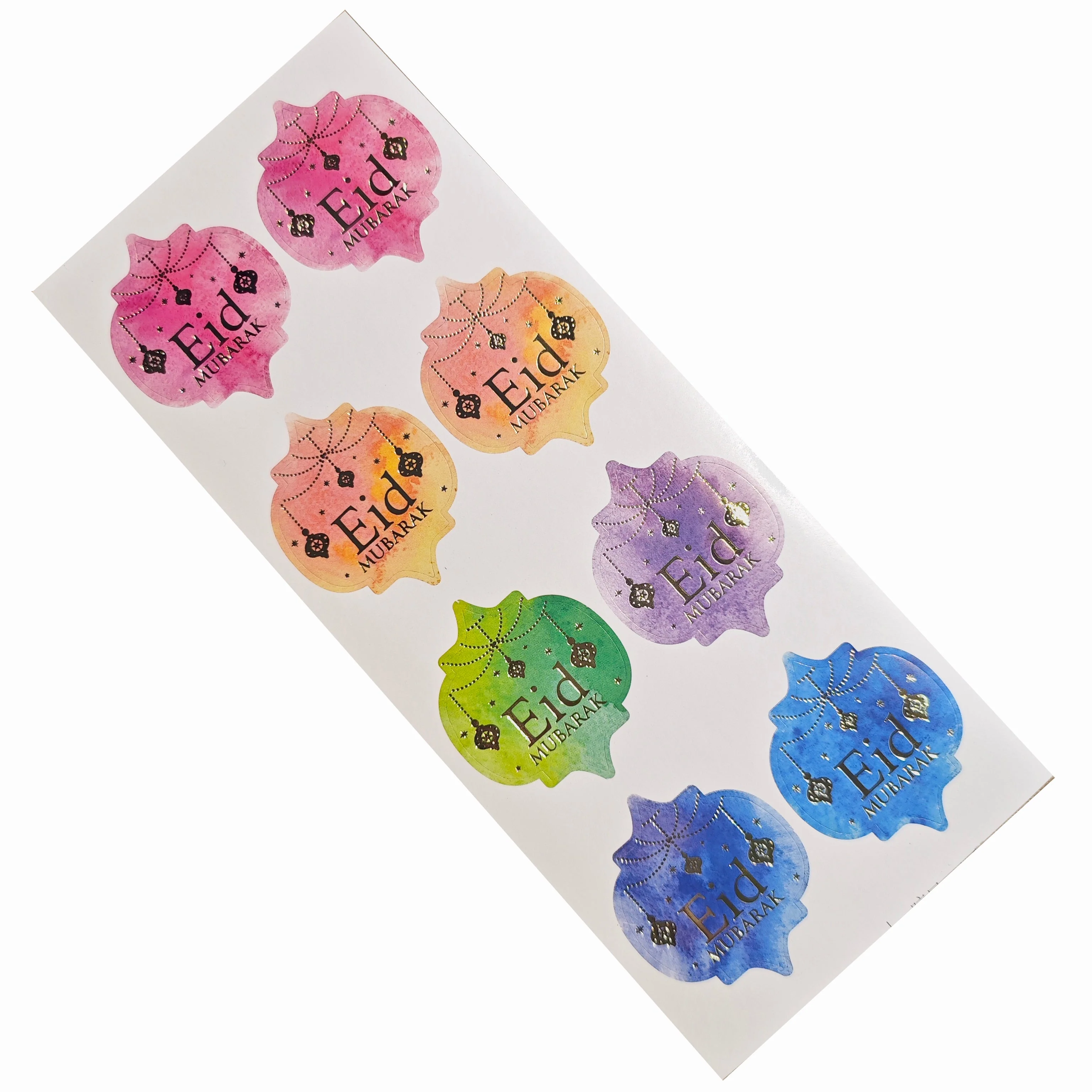Dazzling Foil Eid Mubarak Stickers - Image 2