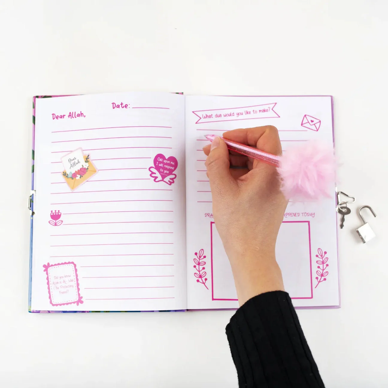 Dear Allah Secret Diary - Pink - Image 3