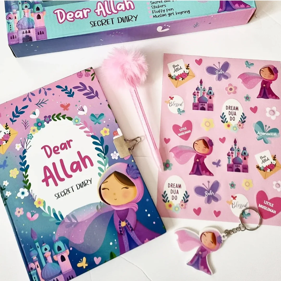 Dear Allah Secret Diary - Pink - Image 4