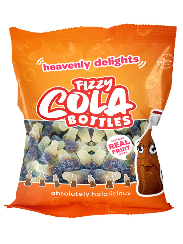 Fizzy Cola Bottles - Heavenly Delights - 70g Bag