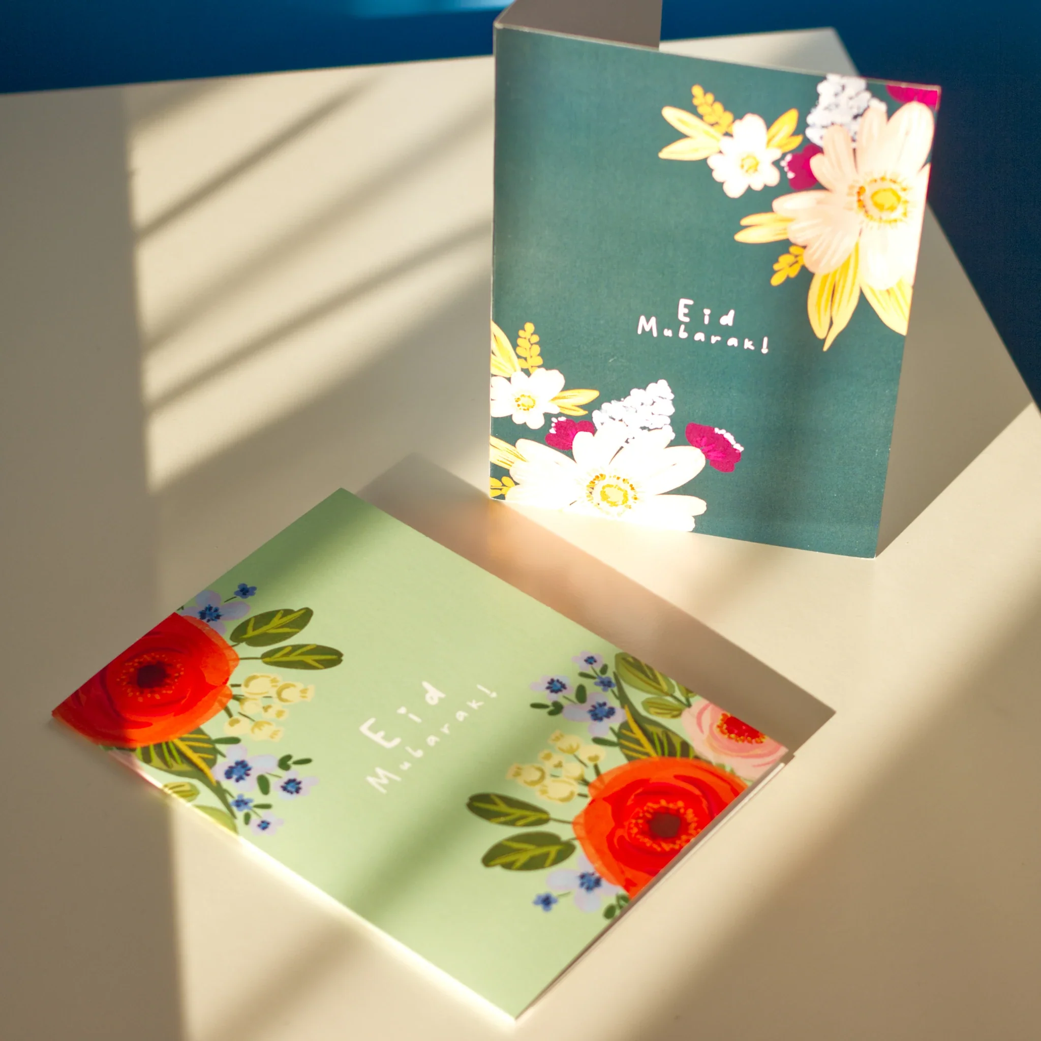 Floral Multipack Eid Mubarak Cards - 5 Pack - Image 5
