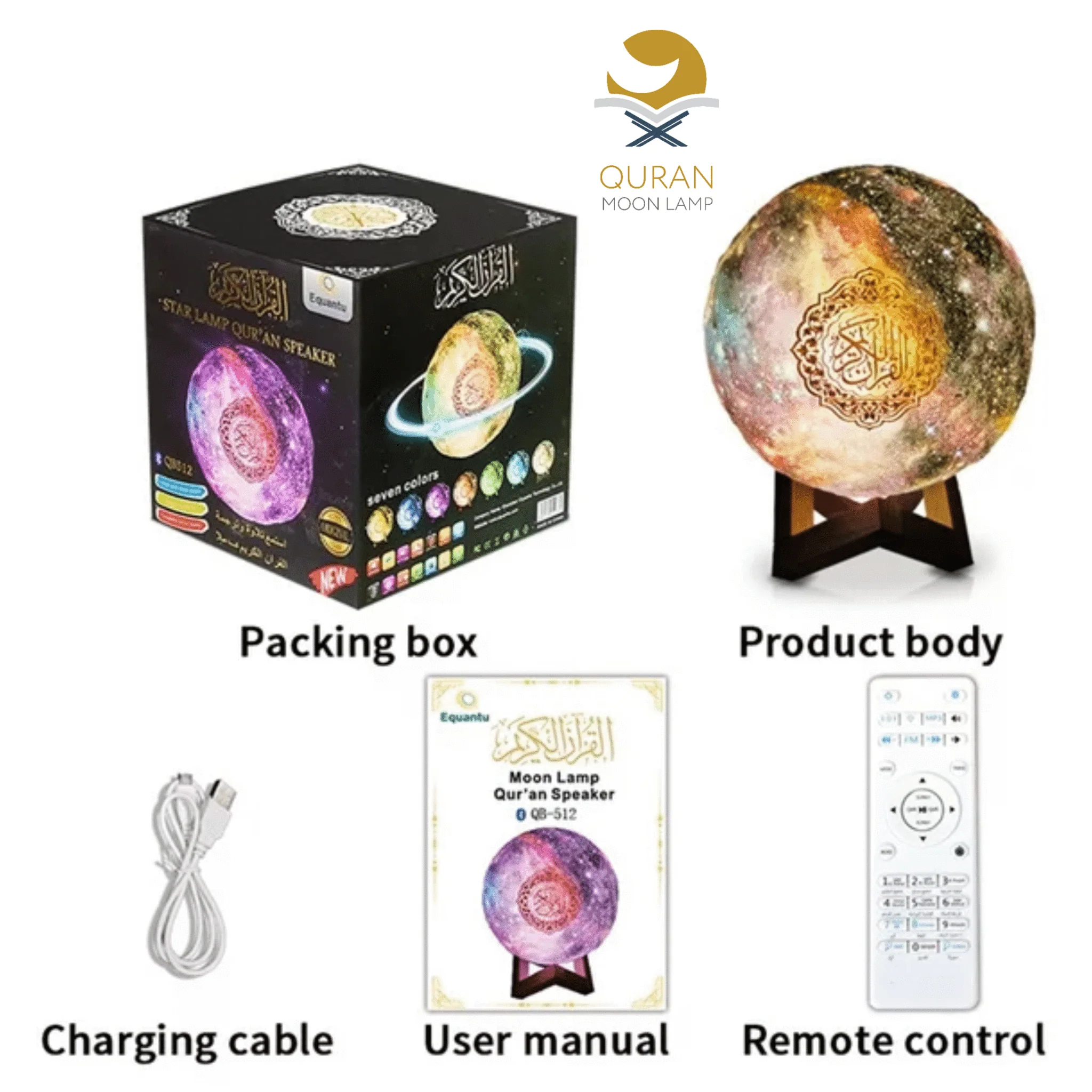 Galaxy Moon Lamp - Image 2