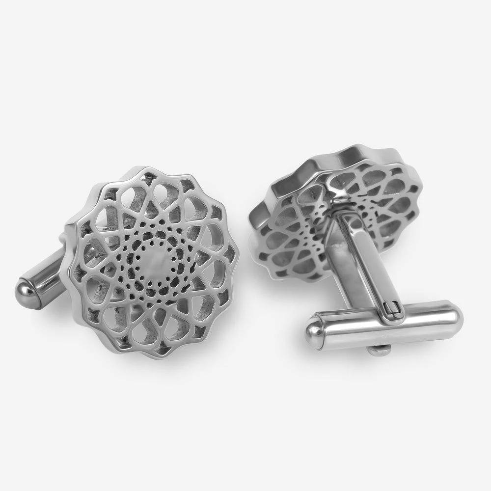 Isfahan Cufflink - Silver - Image 3