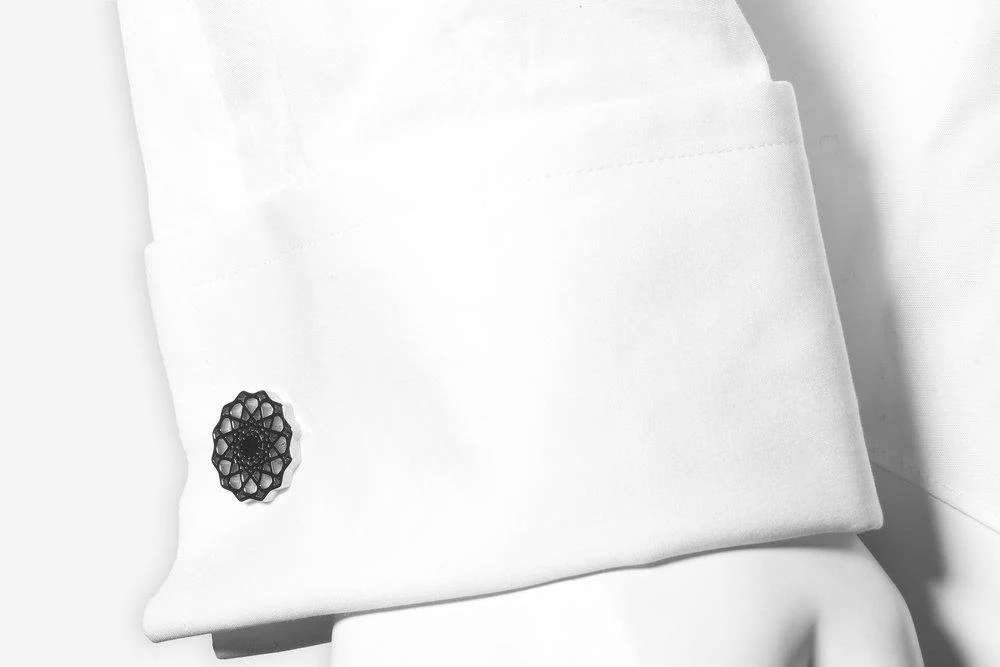 Isfahan Cufflink - Silver - Image 4