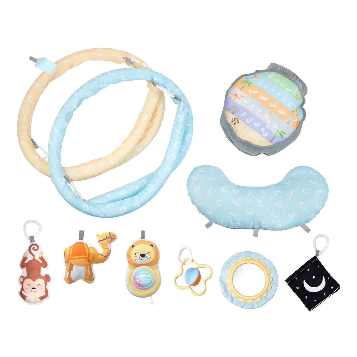 Islamic Arabic Alphabet 5-in-1 Activity Gym & Playmat (Desi Doll Company) - Image 6