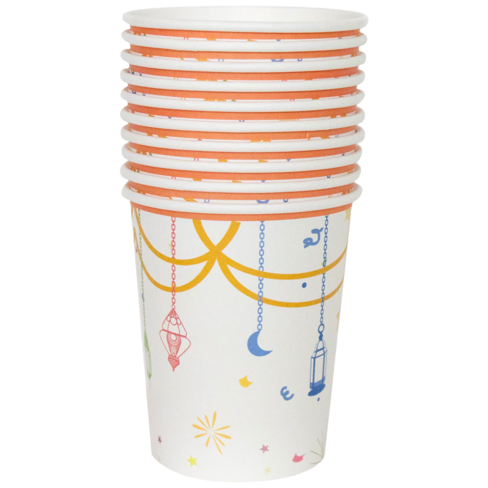 Islamic Lantern CMYK Printing Paper Cup