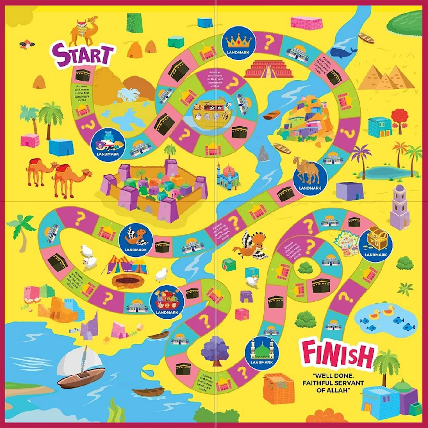 Junior Quran Challenge Game - Islamic Board Game - Image 3