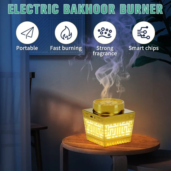 LED Electric Quran Bukhoor Burner - Image 7