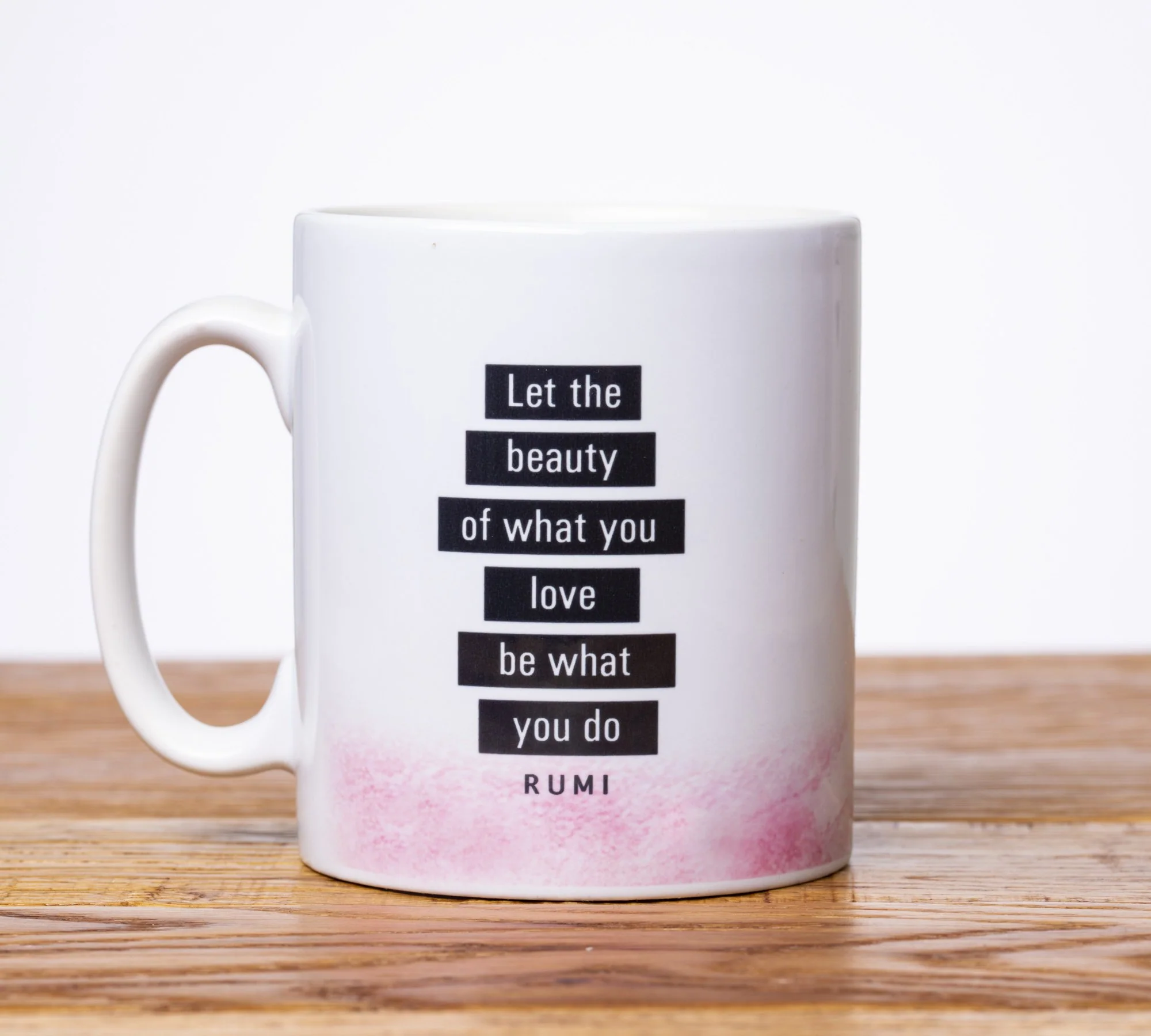 Let the beauty... Quote - Mug - Image 2