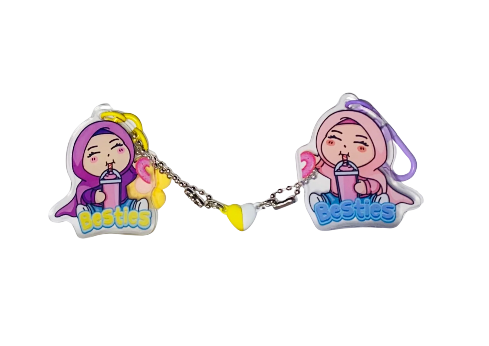 Medium-Medium Besties Hijubble Keychain (Pair) - Image 2
