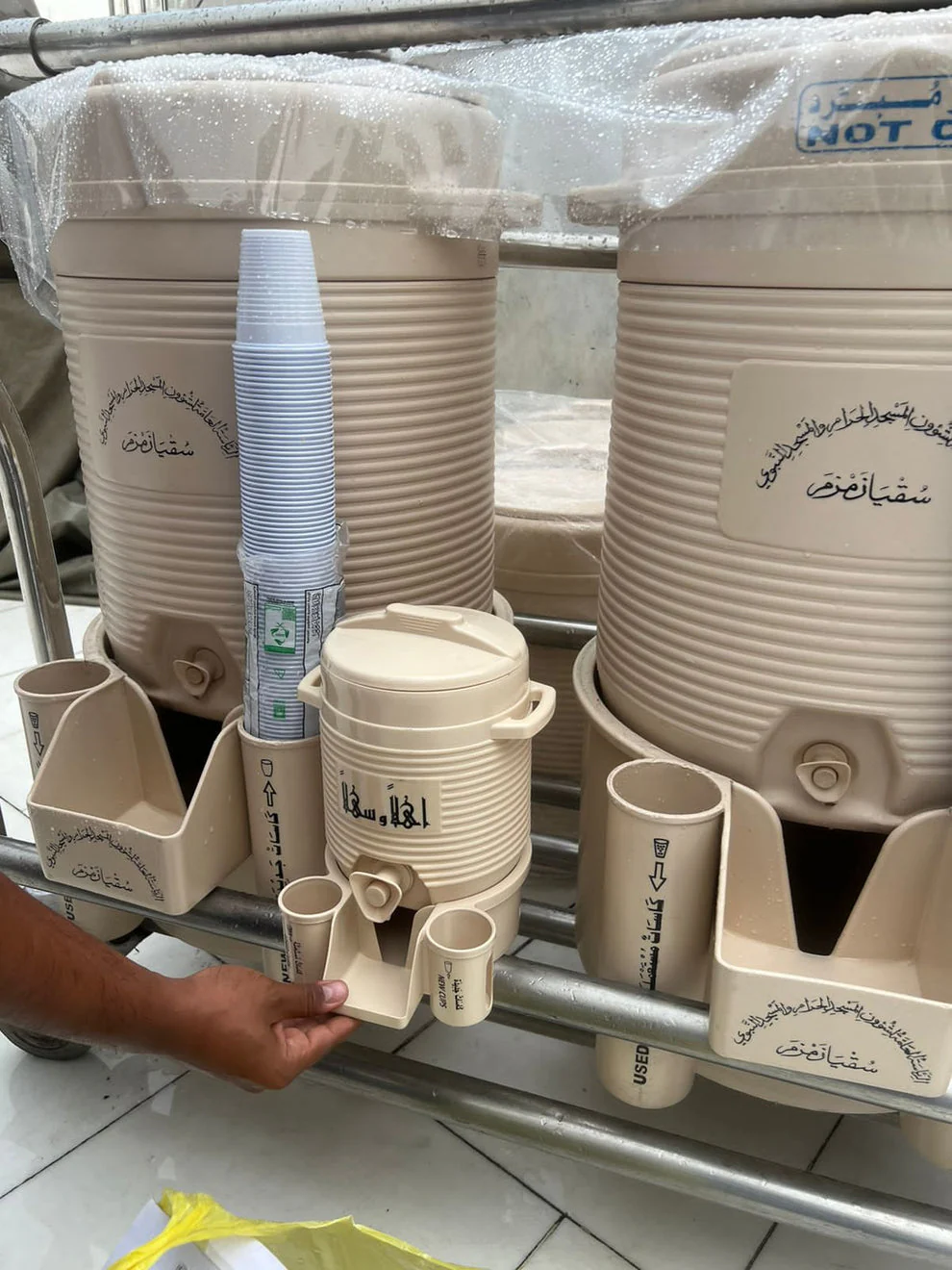 Mini Zamzam Dispenser | 2L | Grey | Haramain Inspired by miniZAMZAM - Image 7