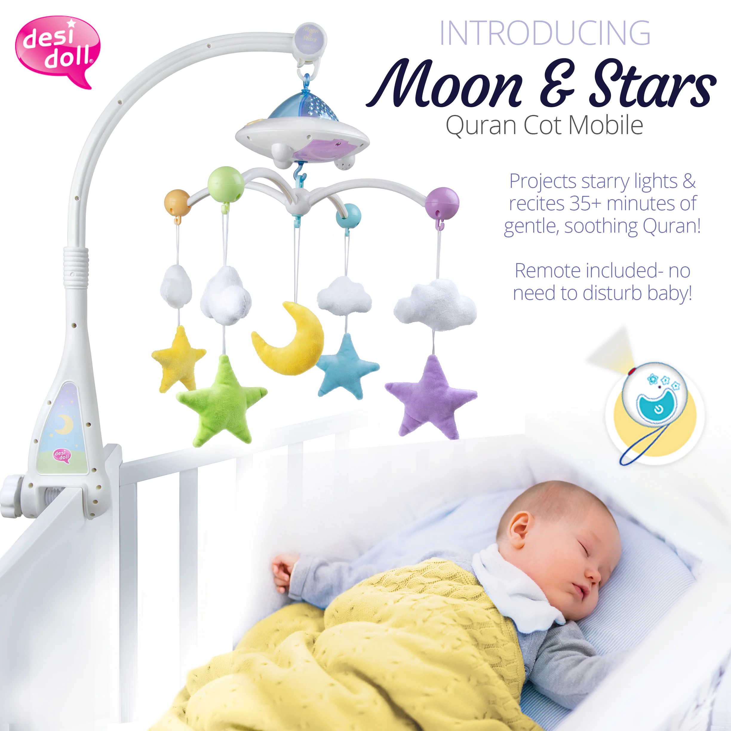 Moon and Star Quran Cot Mobile - Image 5
