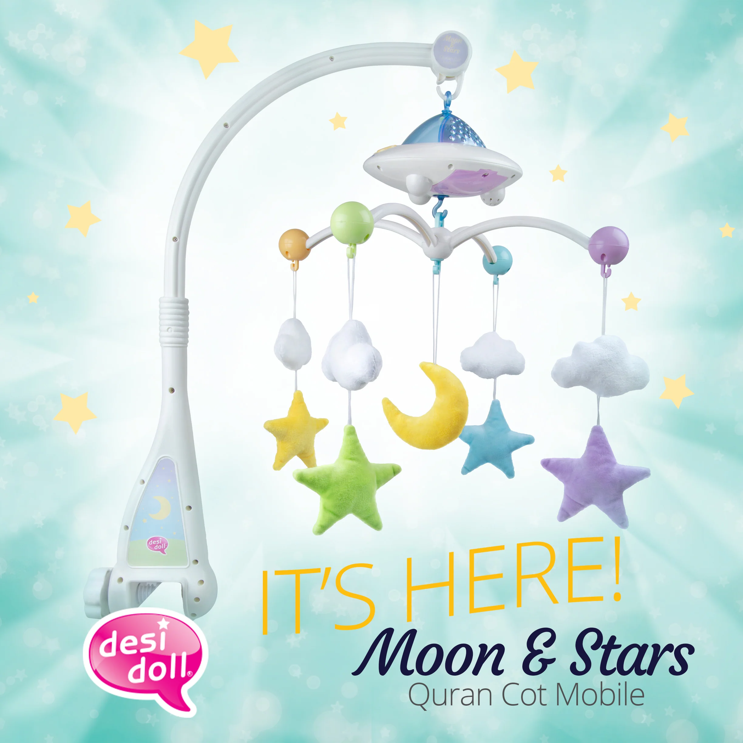 Moon and Star Quran Cot Mobile - Image 9