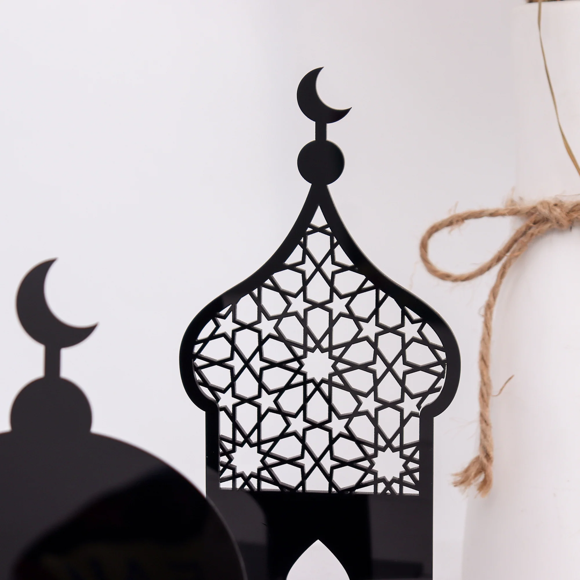 Mosque Design Acrylic Decoration - Black - 2024 - Image 6