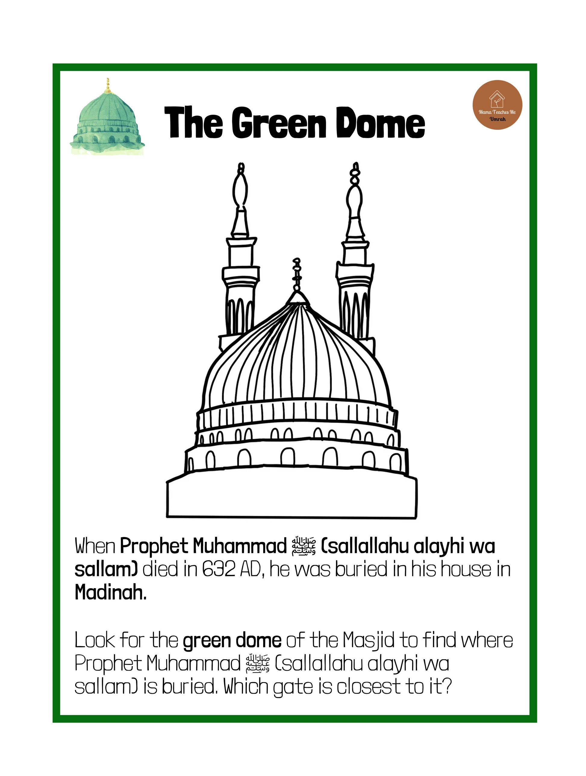 My First Guide To Umrah Activity Book - by Mama Teaches Me - Image 12