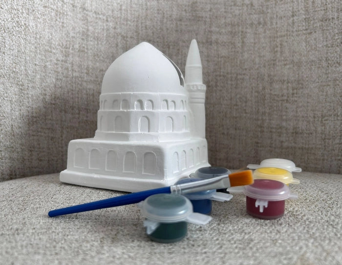 My First Sadaqah Box - Madinah Mosque - DIY Paint a Mosque Kit - Islamic Money Jar - Image 2