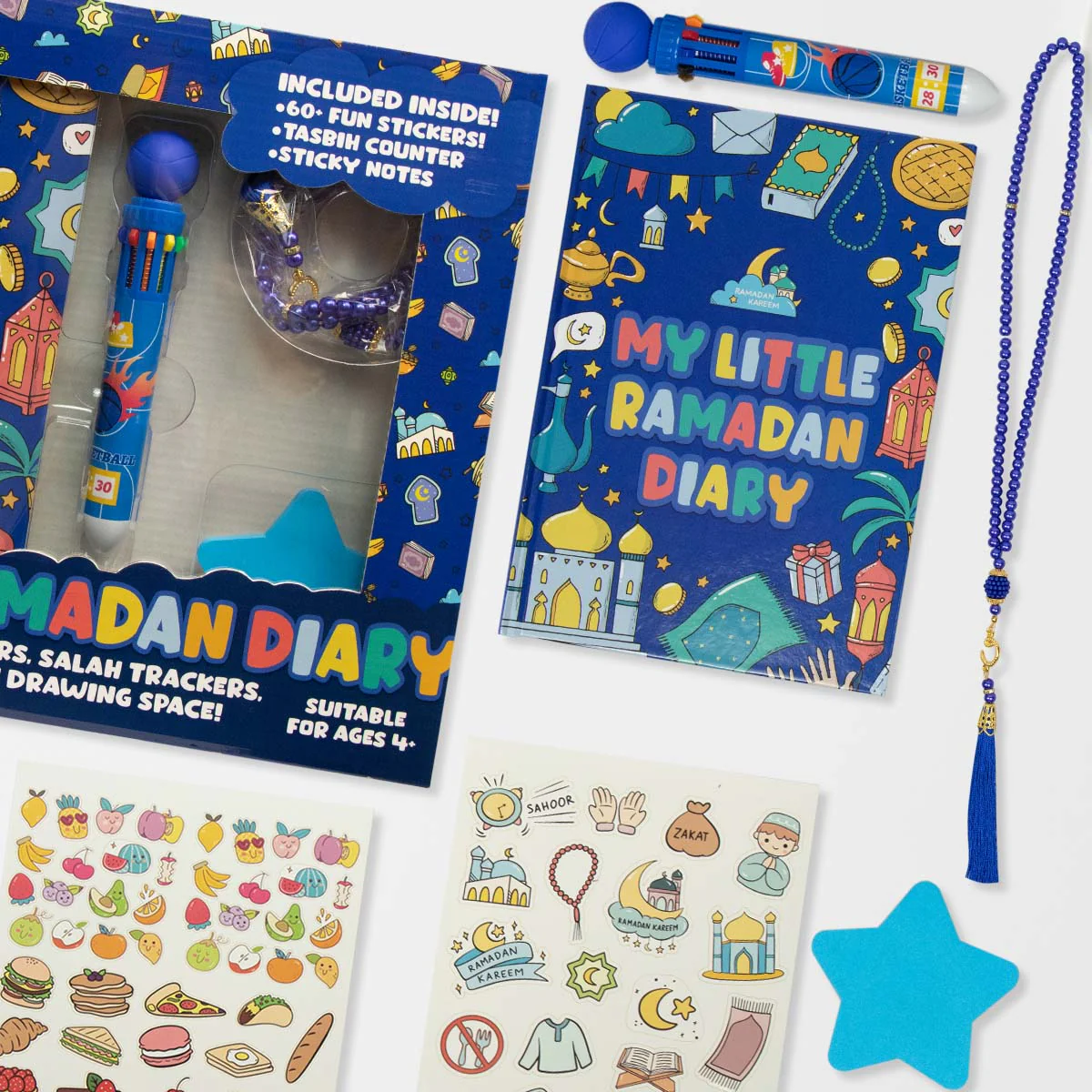 My Little Ramadan Diary Gift Pack - Blue - Image 3