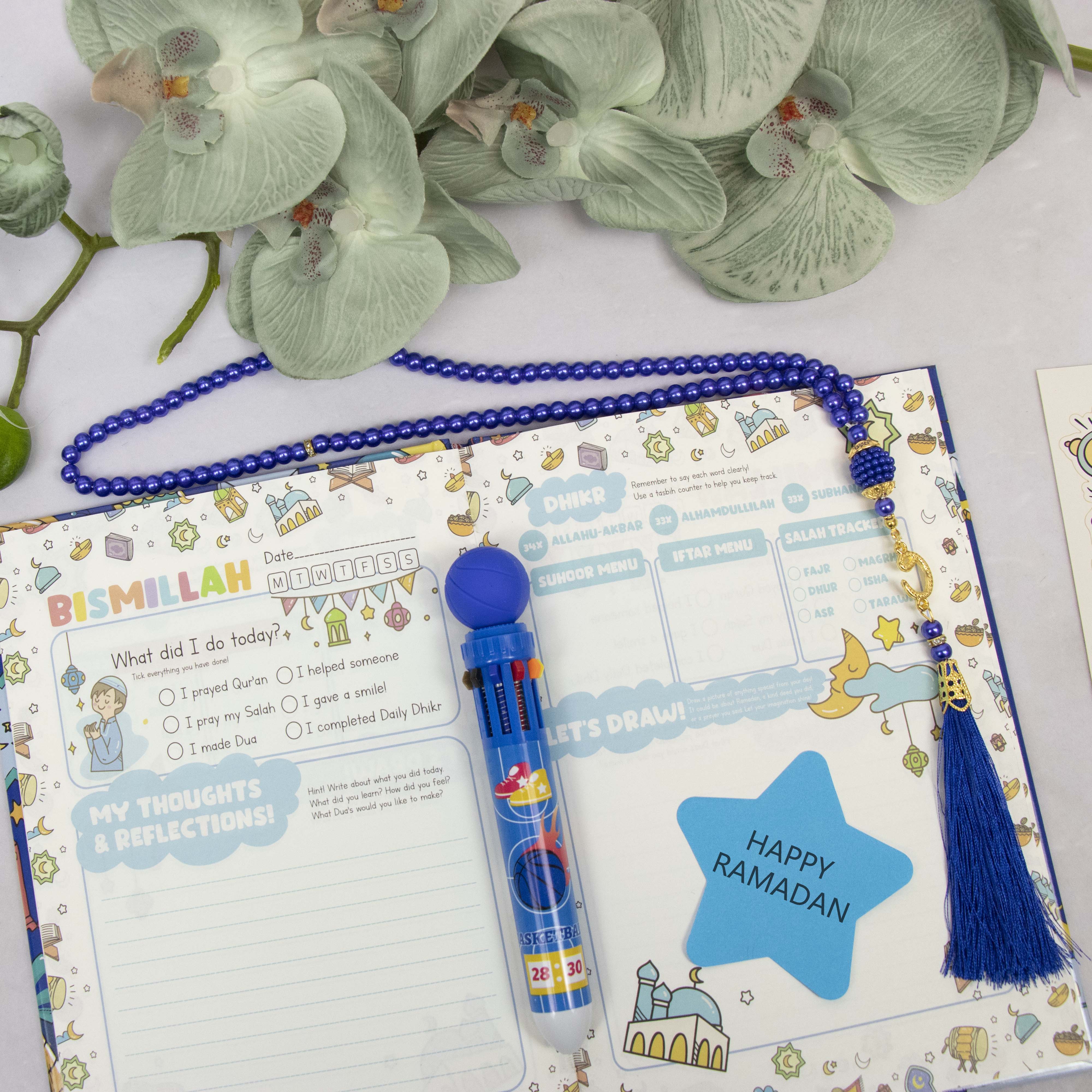 My Little Ramadan Diary Gift Pack - Blue - Image 4
