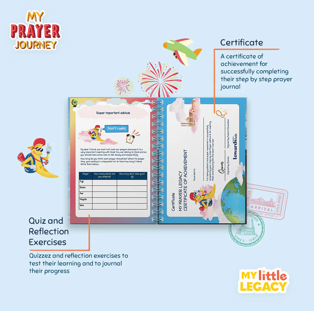 My Prayer Journey: Kids Salah Journal & Activity Book - Image 4