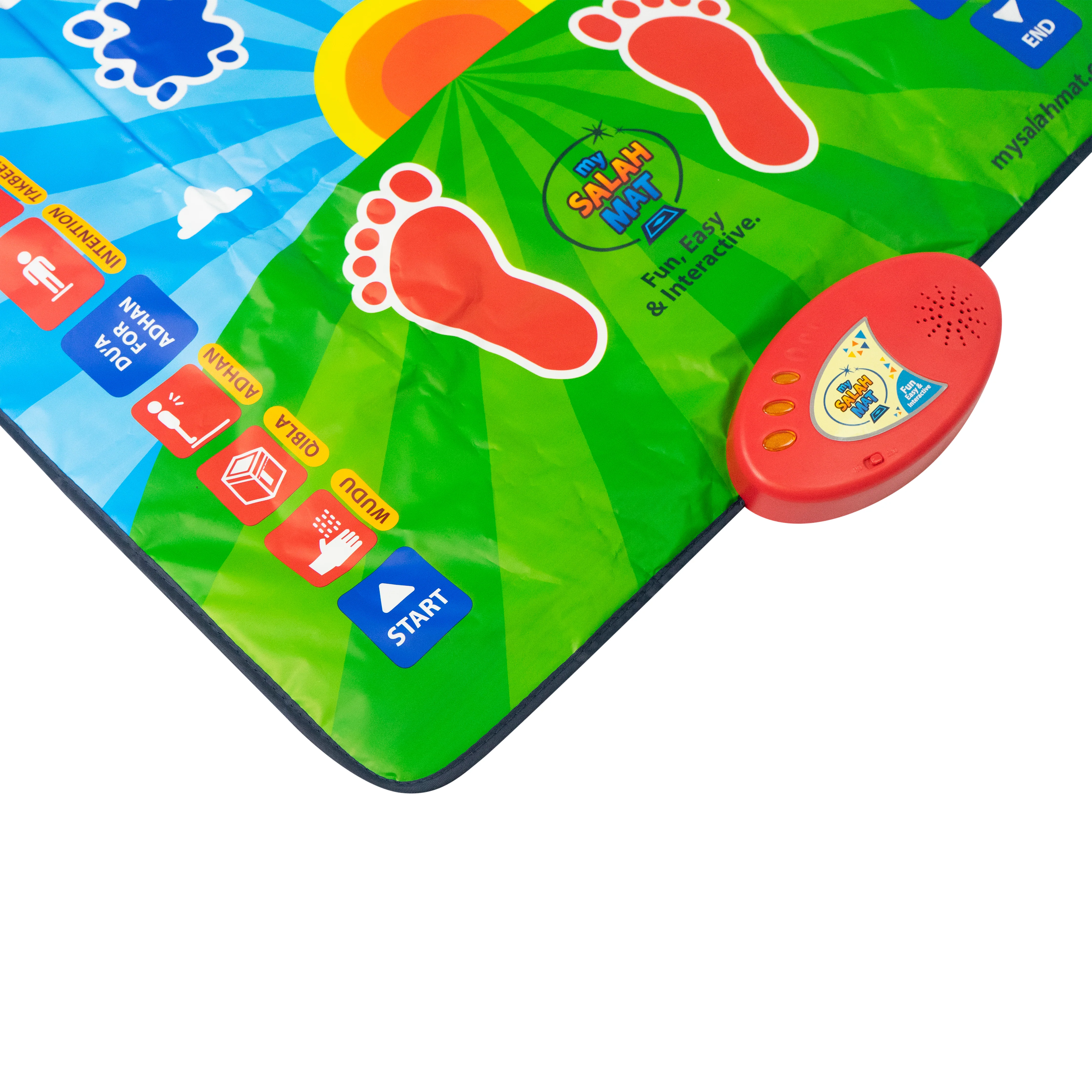 My Salah Mat - Interactive Educational Prayer Mat (Blue) - Image 18