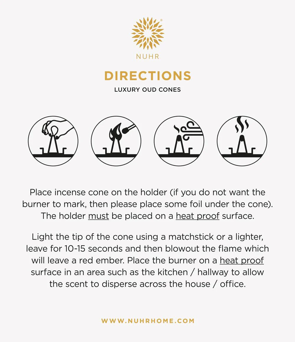 Oud Incense Cones Gift Set - Image 9
