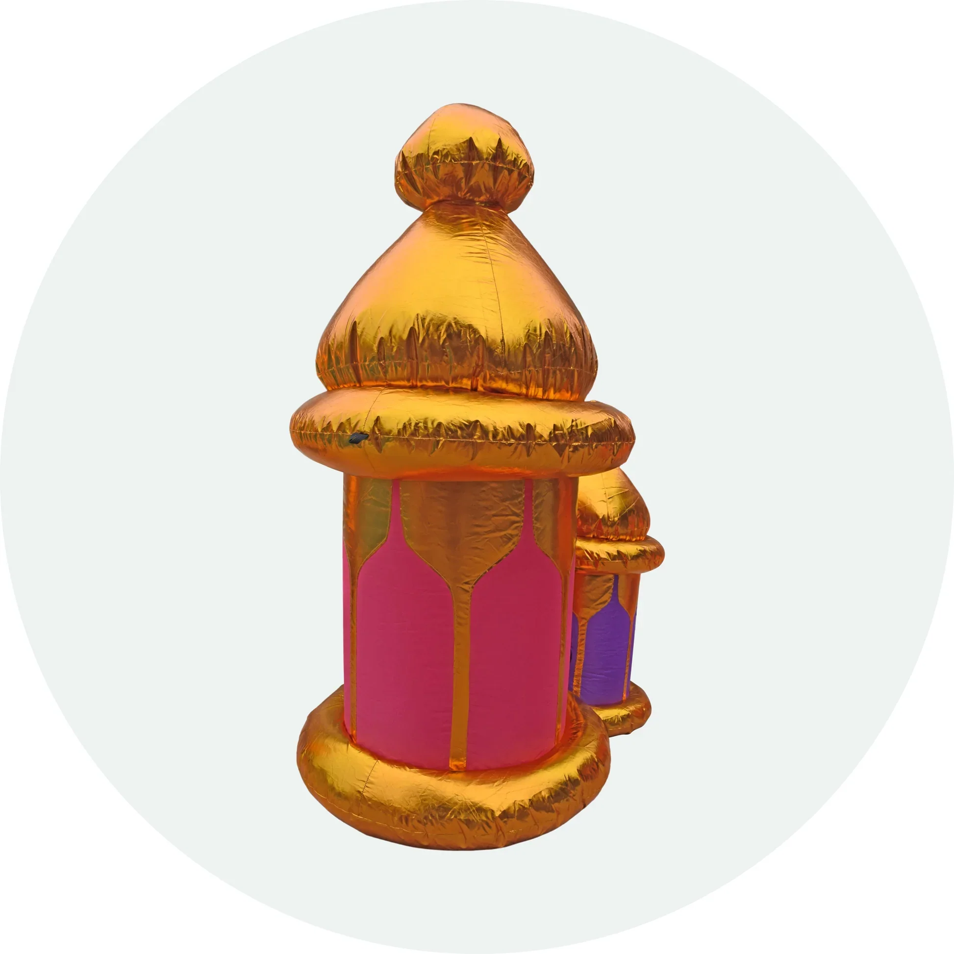 Oversized Festive Lanterns (Pink/ Purple) Inflatable - Image 4