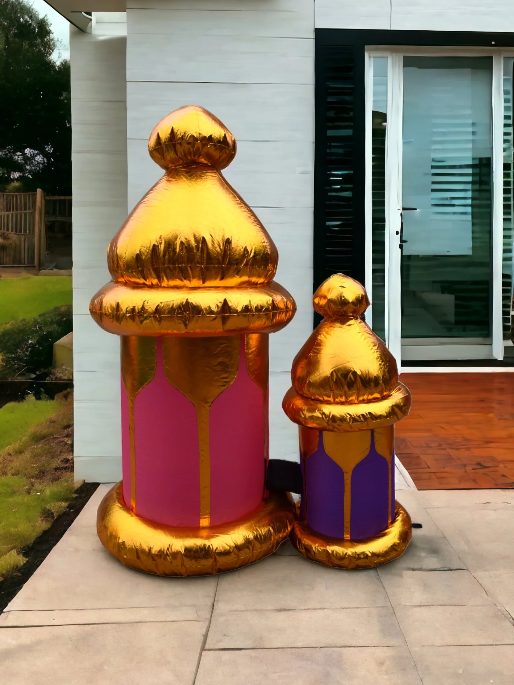 Oversized Festive Lanterns (Pink/ Purple) Inflatable - Image 5