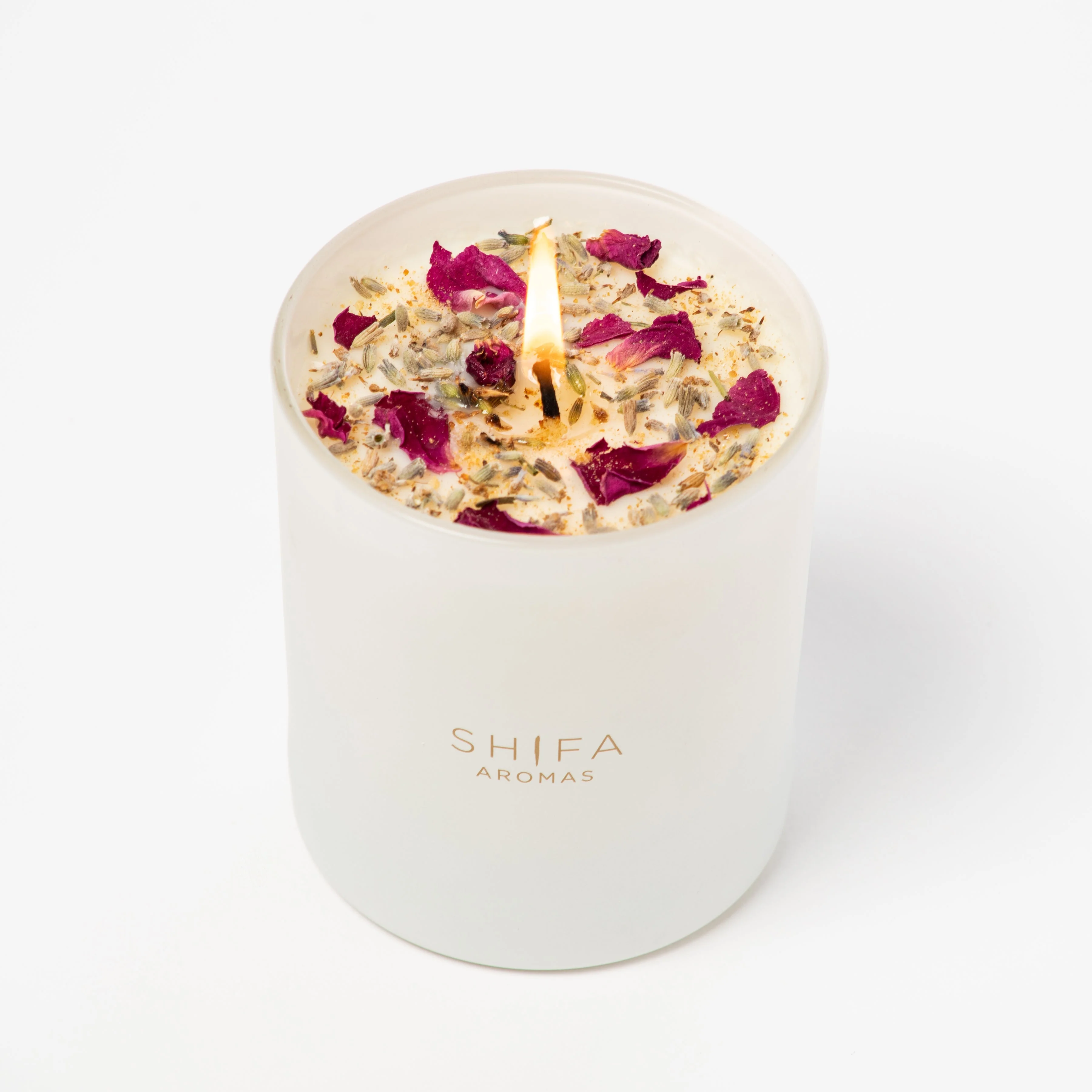 Pilgrim Glass Candle | Lavender, Lemon & Cedarwood | Shifa Aromas - Image 2