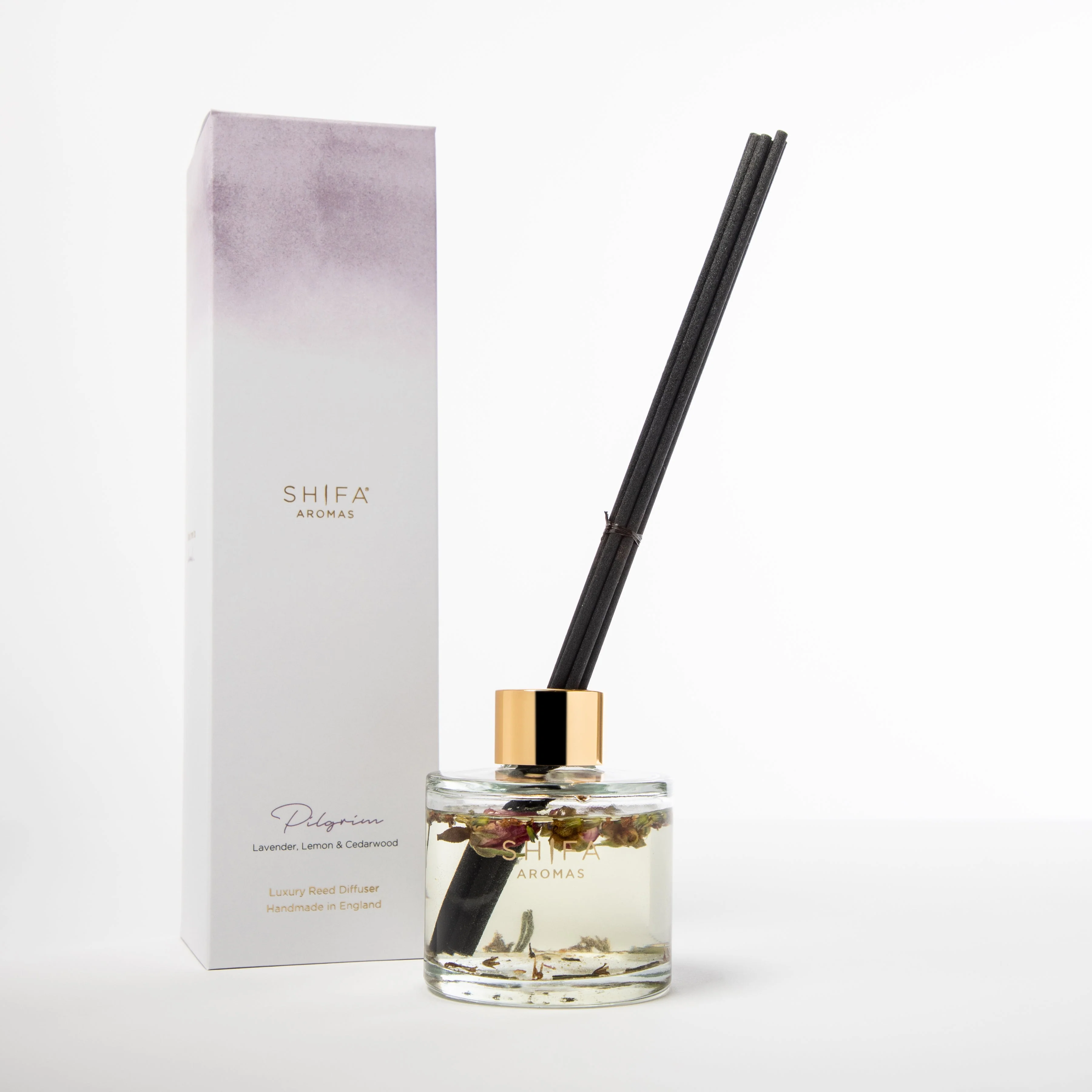 Pilgrim Reed Diffuser | Lavender, Lemon & Cedarwood | Shifa Aromas