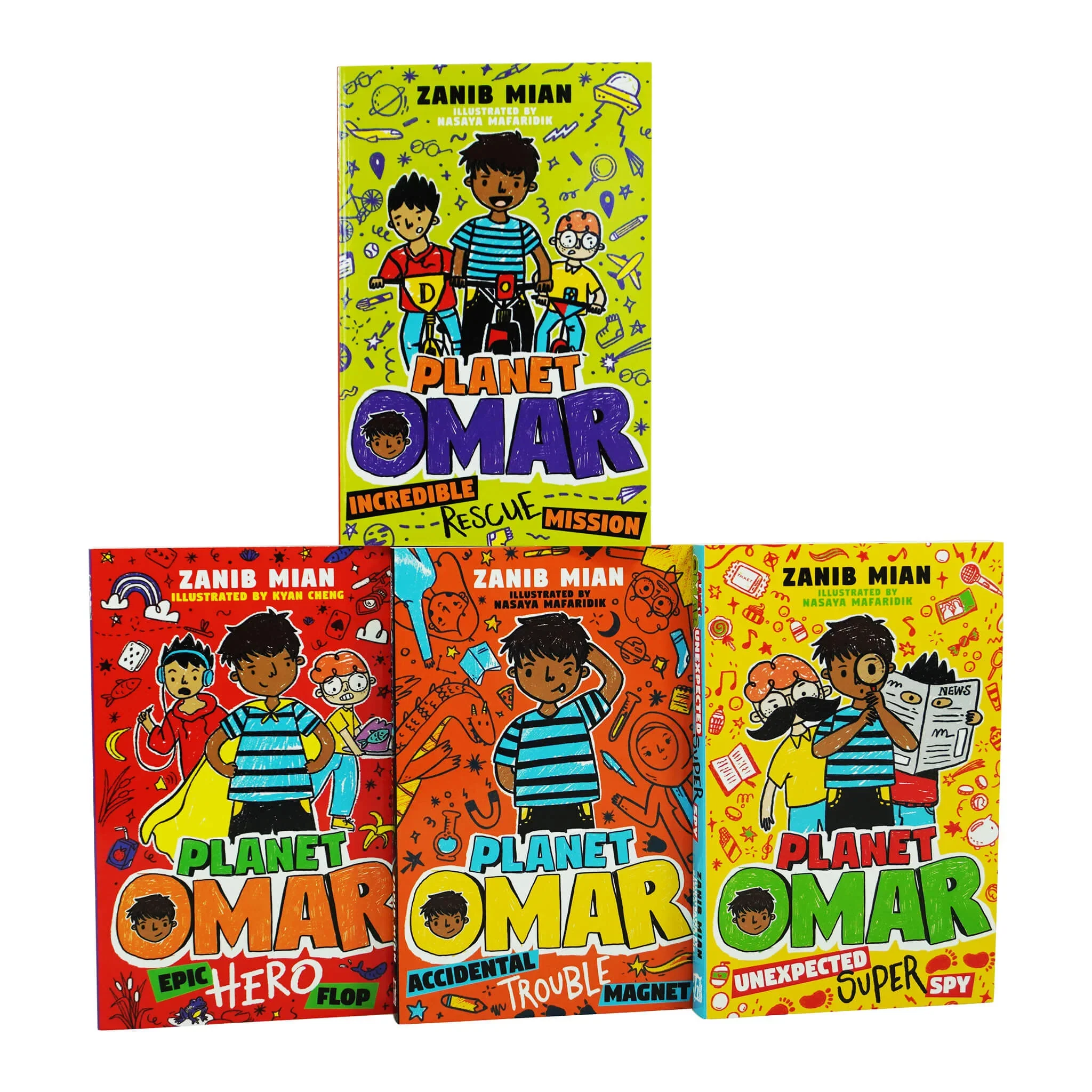 Planet Omar 4 Books Collection Set By Zanib Mian - Ages 7-11 - Paperback - Image 3