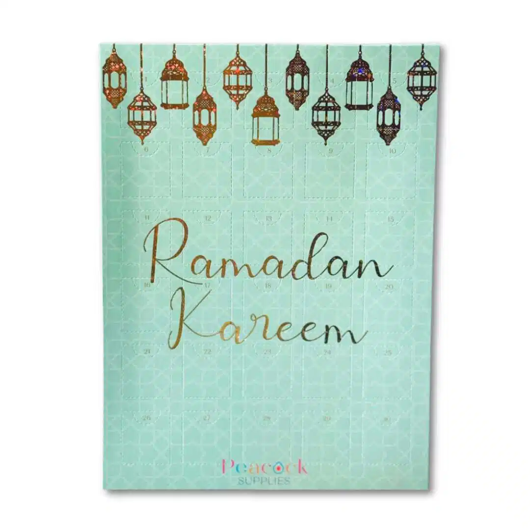 Ramadan Gummy Sweets Countdown Calendar – Green & Gold