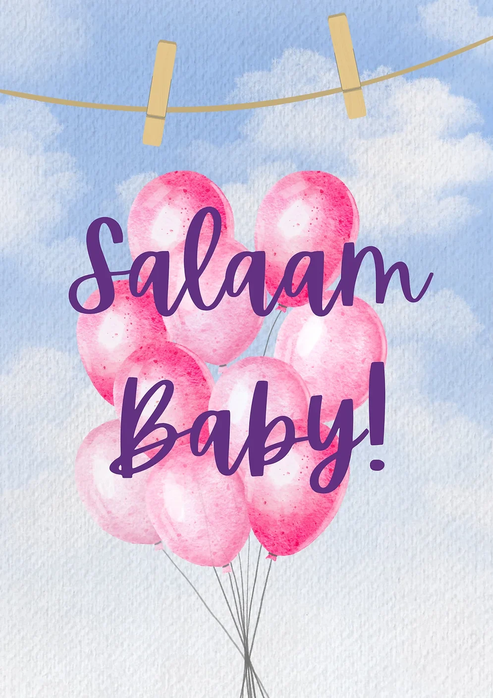 Salaam Baby! Card