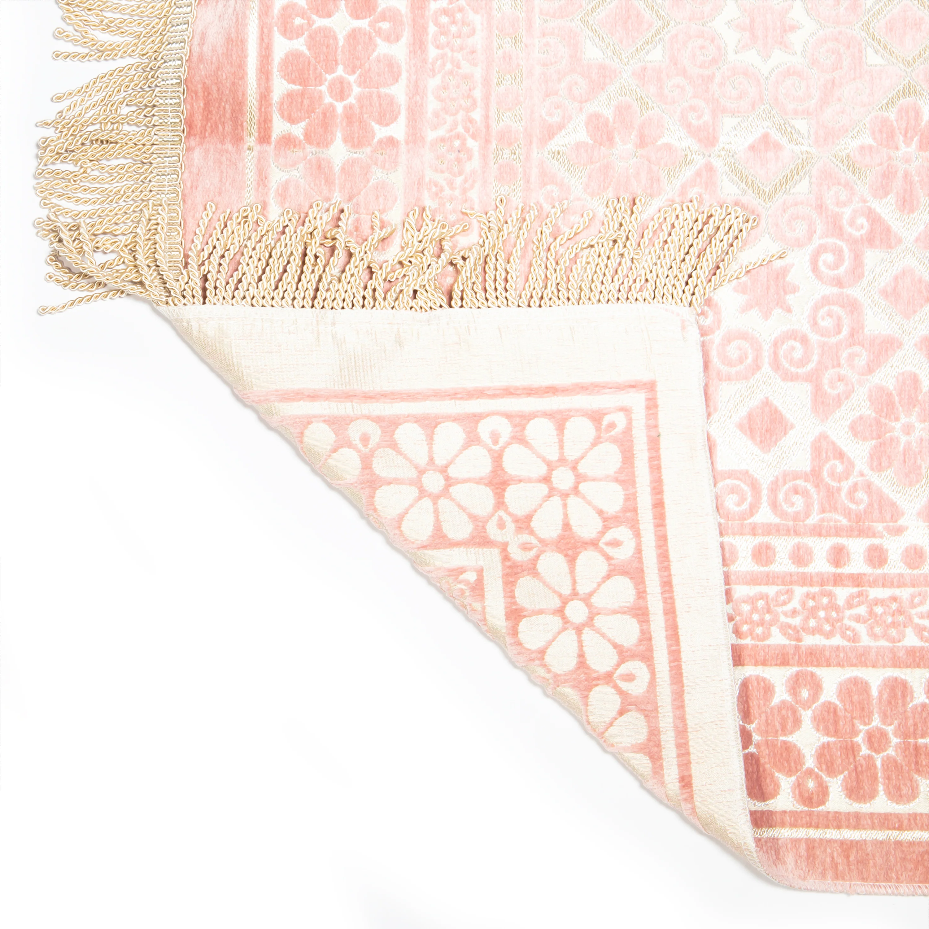 Salah Prayer Mat - Geometric Mosaic - Pink - Image 2