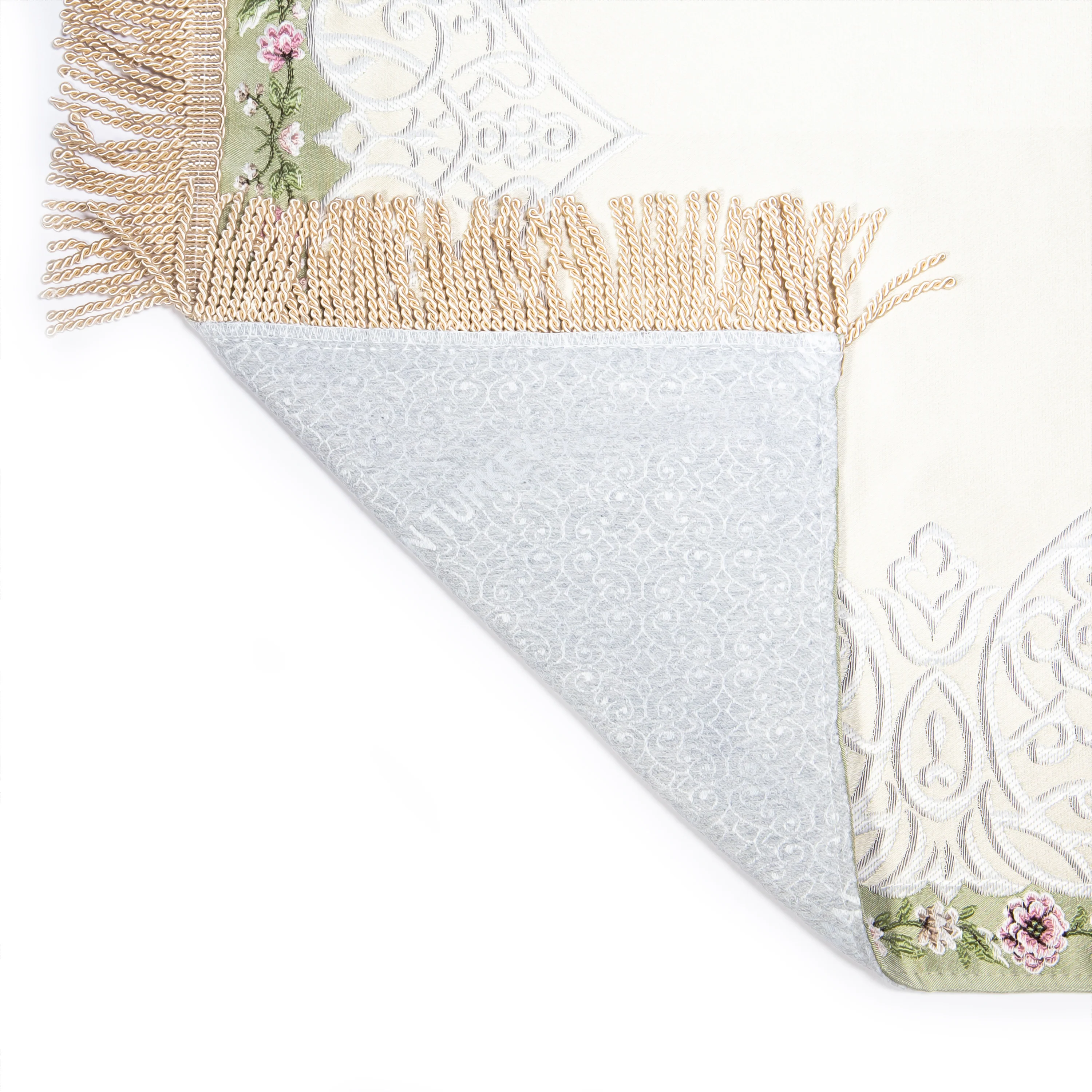 Salah Prayer Mat - Majestic Floral - Green - Image 2