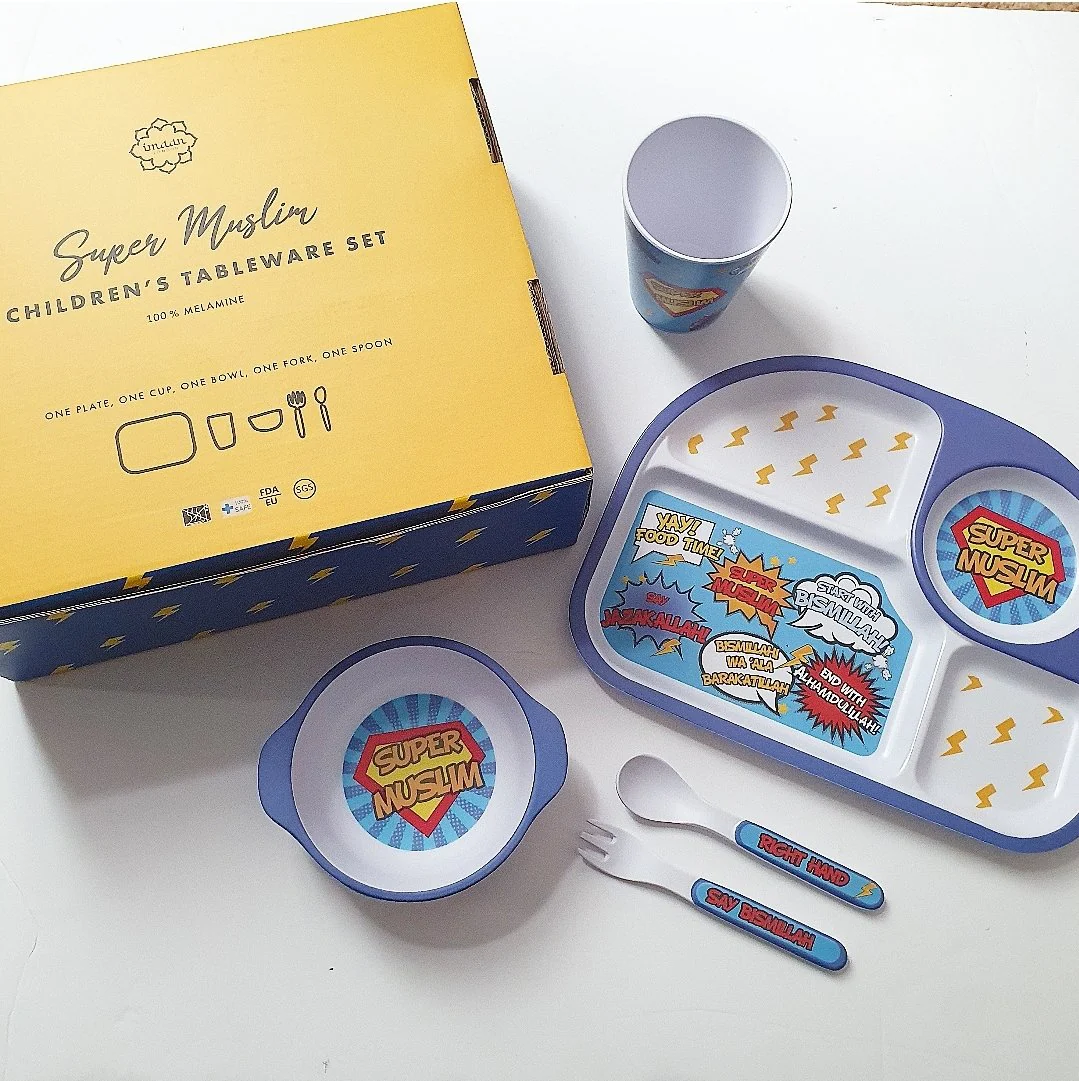 Super Muslim 5 Piece Tableware Set - Image 3