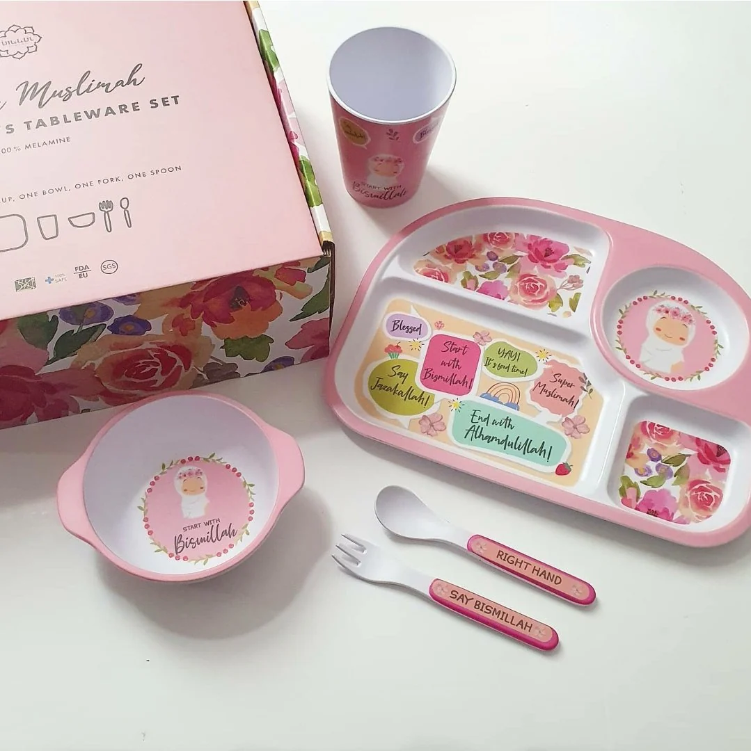 Super Muslimah 5 Piece Tableware Set - Image 3